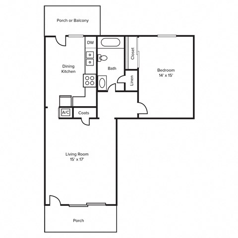 1400 Galleria Ln 1-3 Beds Apartment for Rent - Photo Gallery 3